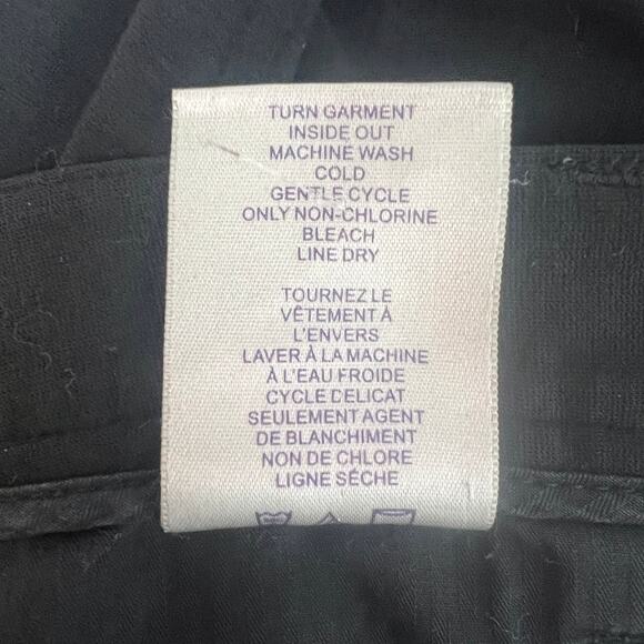 NYDJ Lift Tuck Technology Womens High Rise Black Pants Sz 6 Flared Leg Stretch - Picture 11 of 14